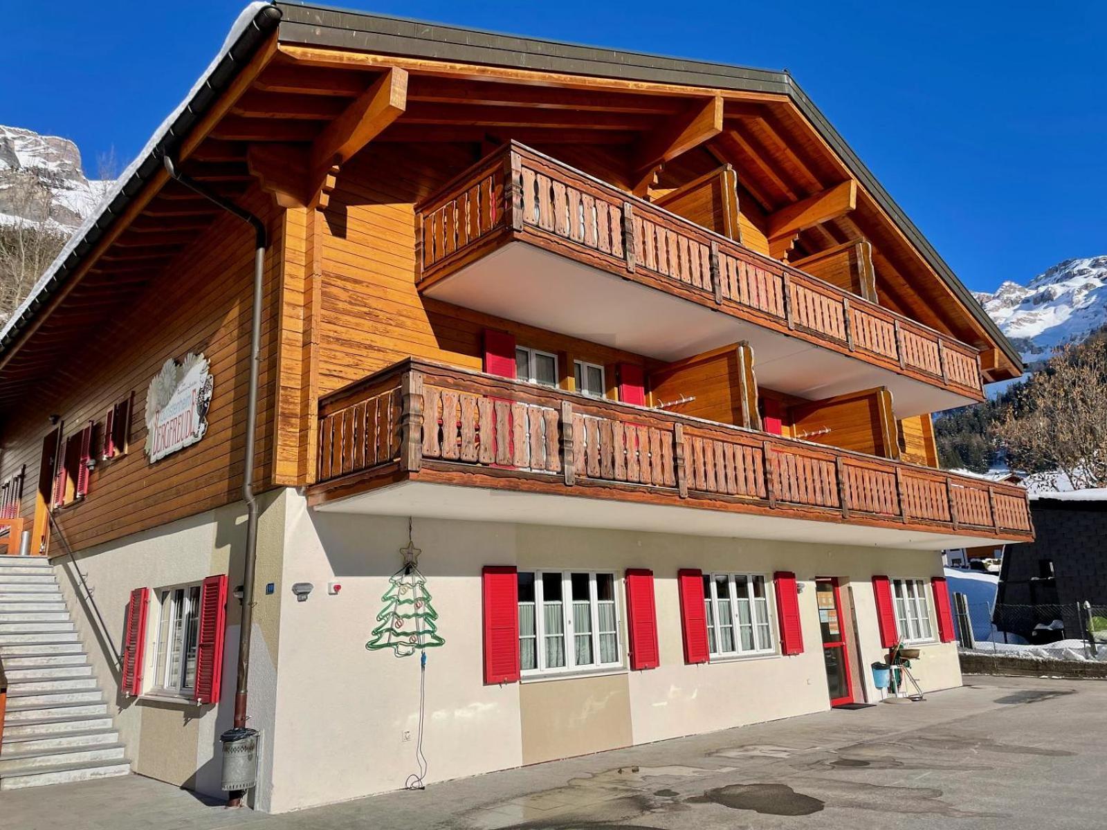 Touristenheim Bergfreude Leukerbad Exteriér fotografie