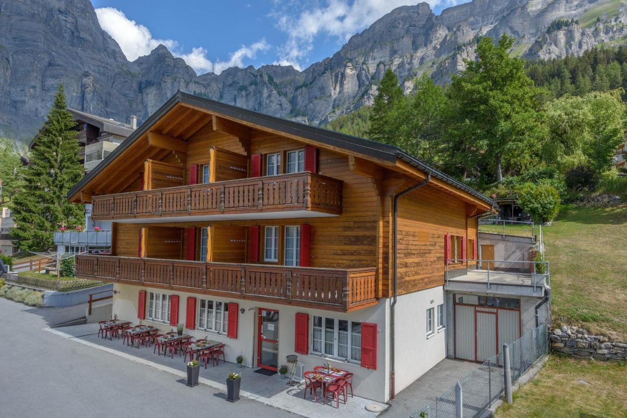Touristenheim Bergfreude Leukerbad Exteriér fotografie